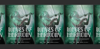 Deco Frame Font Poster 3