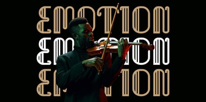 Deco Frame Font Poster 4