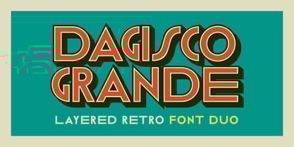 Dagisco Grande Font Poster 1