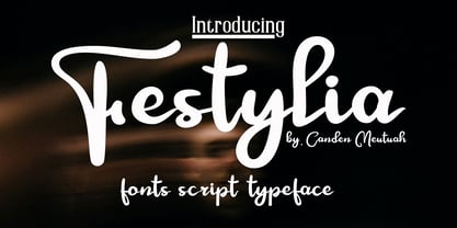 Festylia Font Poster 1