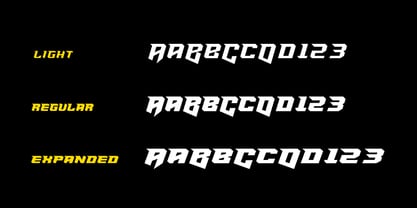 Rev Blade Font Poster 3