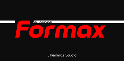 Formax Font Poster 1