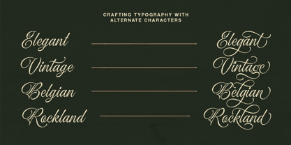 Ocean Delight Font Poster 8