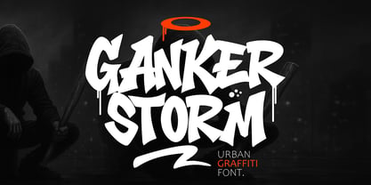 Ganker Storm Font Poster 1
