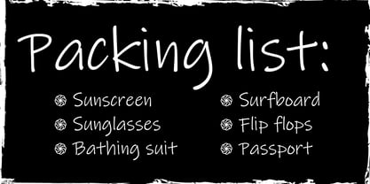 Ink Free Font Poster 5