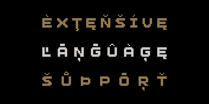 Dottles Font Poster 2