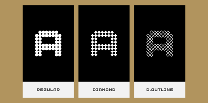 Dottles Font Poster 5