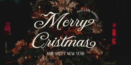 DT Maroon Champagne Font Poster 6