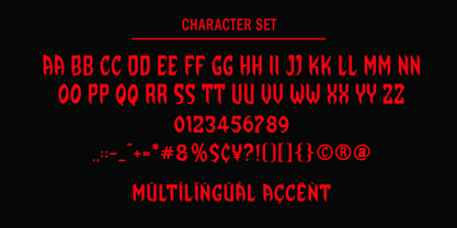 Esternal Font Poster 6