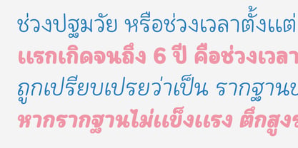 Pathomwai Font Poster 2