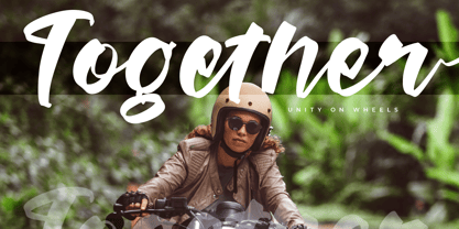 Skyfire Nightfall Font Poster 5