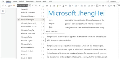 Microsoft JhengHei TC Font Poster 5