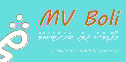 MV Boli Font Poster 1