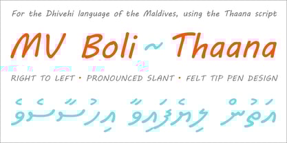 MV Boli Font Poster 3