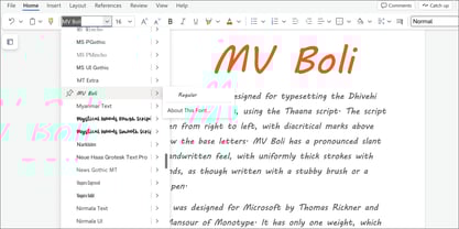 MV Boli Font Poster 5