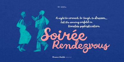 Monsieur Bastille Font Poster 2