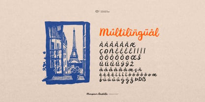 Monsieur Bastille Font Poster 7
