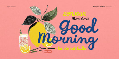 Monsieur Bastille Font Poster 3