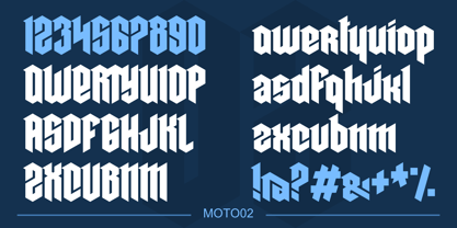 Moto Font Poster 5