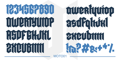 Moto Font Poster 4