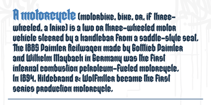 Moto Font Poster 2
