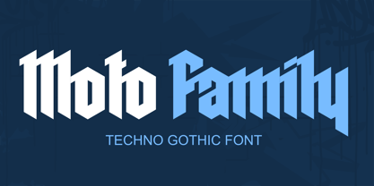 Moto Font Poster 1