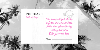 Windy Village Font Poster 6