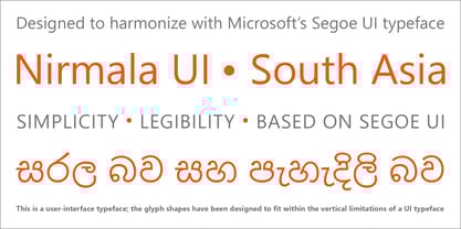 Nirmala UI Font Poster 3