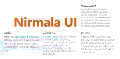 Nirmala UI Font Poster 4