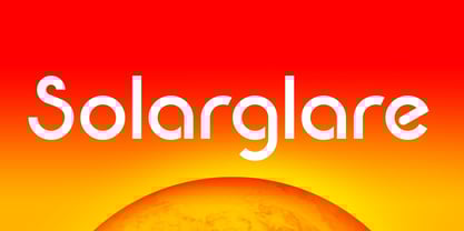 Solarglare Font Poster 1