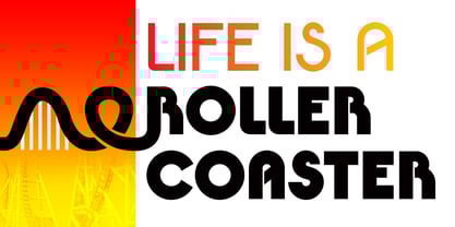 Solarglare Font Poster 6