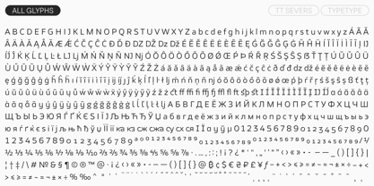 TT Severs Font Poster 10