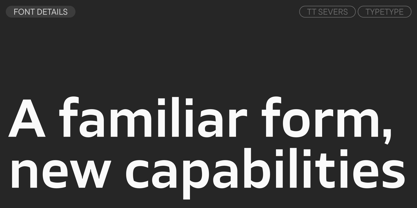 TT Severs Font Poster 3
