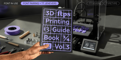 TT Severs Font Poster 11