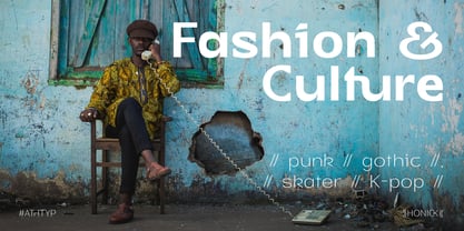 Honick Font Poster 3