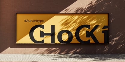 Honick Font Poster 4