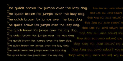 Honick Font Poster 7