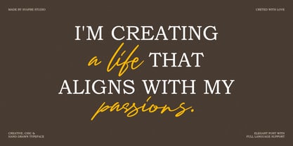 Awangpone Font Poster 7