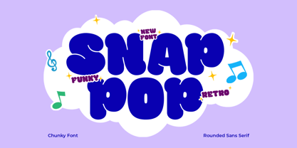 Snap Pop Font Poster 1