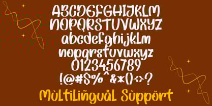 Hello Lazy Font Poster 7