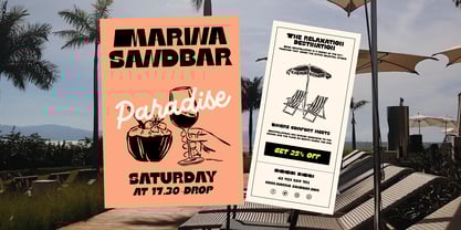 Native Letter Font Poster 2