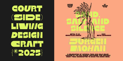 Native Letter Font Poster 6