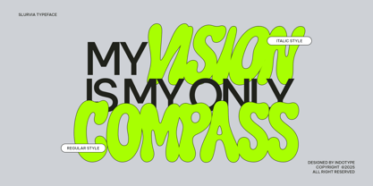 IT Slurvia Font Poster 3