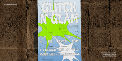 IT Slurvia Font Poster 7