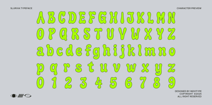 IT Slurvia Font Poster 5