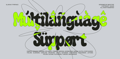 IT Slurvia Font Poster 4