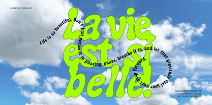IT Slurvia Font Poster 6
