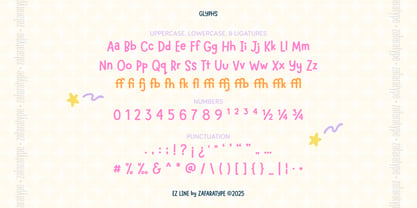 EZ Fwipple Font Poster 3