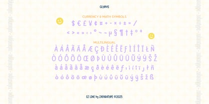 EZ Fwipple Font Poster 4