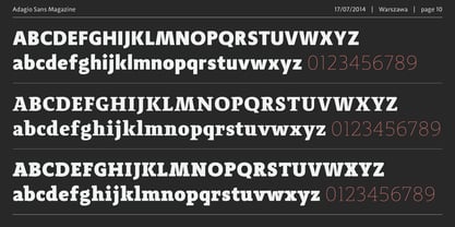 Adagio Serif Font Poster 10